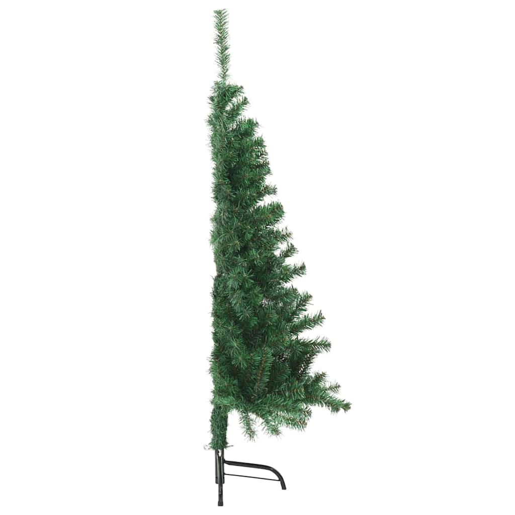 Konstgjord Förbelyst Julgran med 150 LED-lampor Grön 120 cm PVC