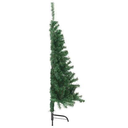 Konstgjord Förbelyst Julgran med 150 LED-lampor Grön 150 cm PVC