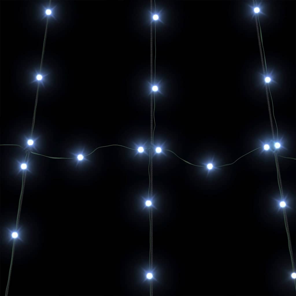 LED Julgran med markspikar Kallvit 182 cm Metall