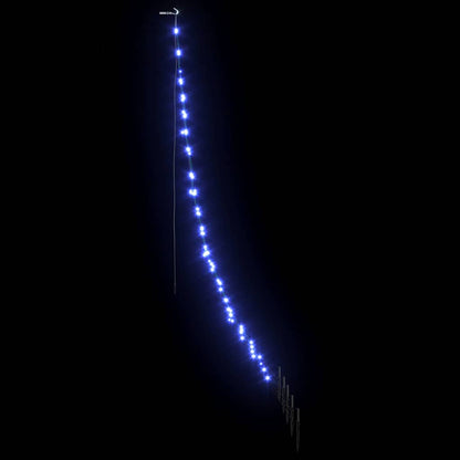 LED Julgran med markspikar Blå 182 cm Metall
