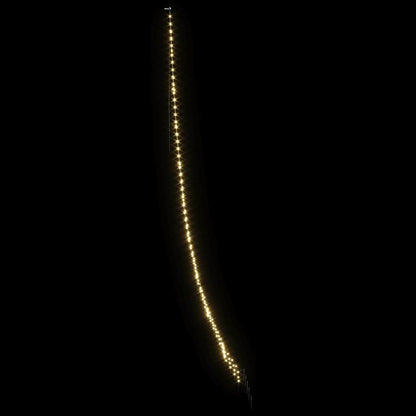 LED Julgran med markspikar Varmvit 511 cm Metall