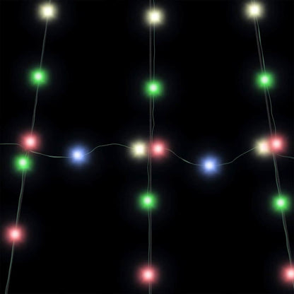 LED Julgran med markspikar Flerfärgsdesign 511 cm Metall