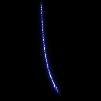 LED Julgran med markspikar Blå 511 cm Metall
