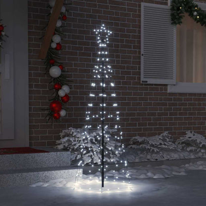 LED Julgran 250 cm 390 LED-lampor Kallvit Stål Kallvit