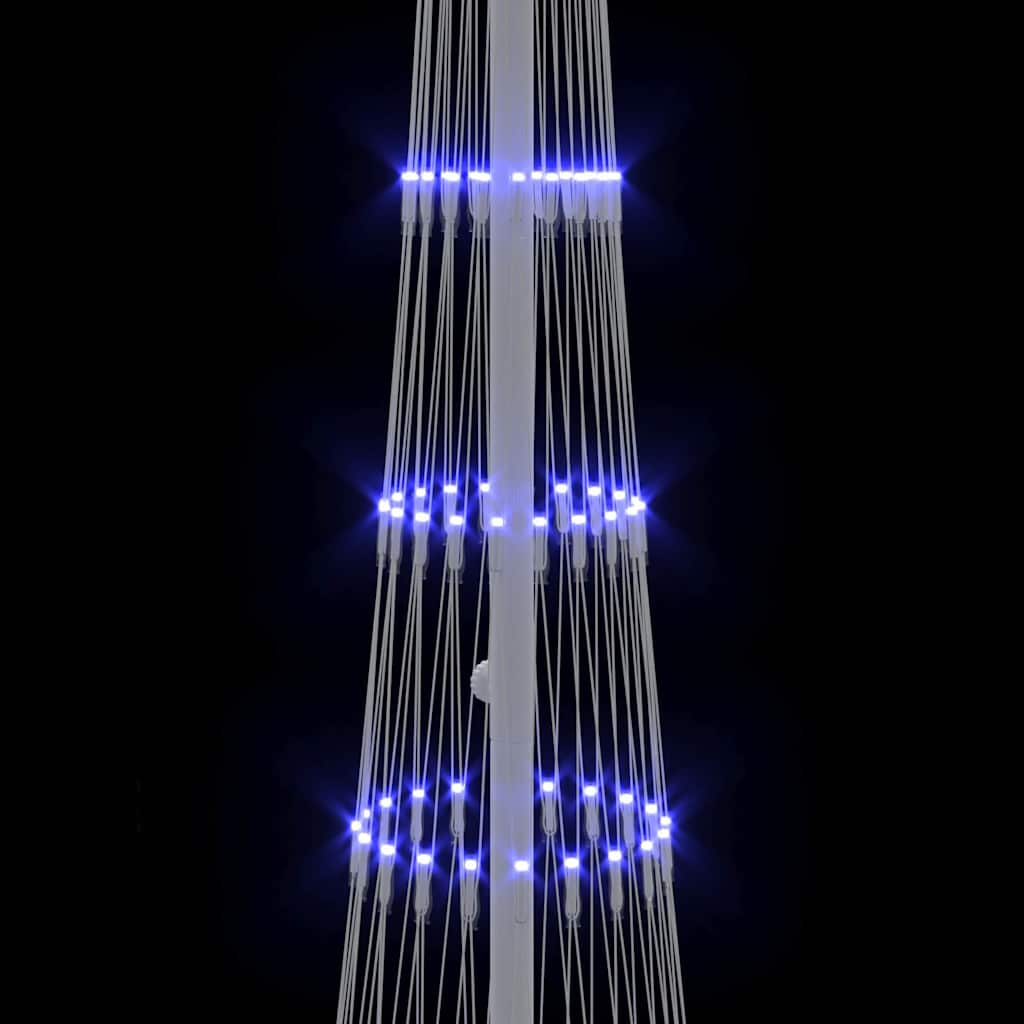 LED Julgran Blå 51 x 51 x 190 cm Metall