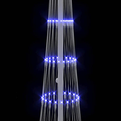 LED Julgran Blå 51 x 51 x 190 cm Metall