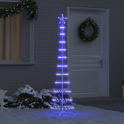 LED Julgran Blå 51 x 51 x 190 cm Metall