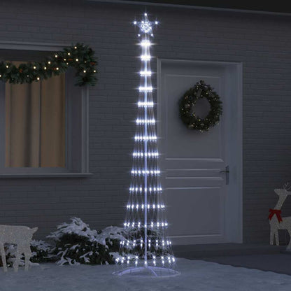 LED Julgran Kallvit 250 cm Metall