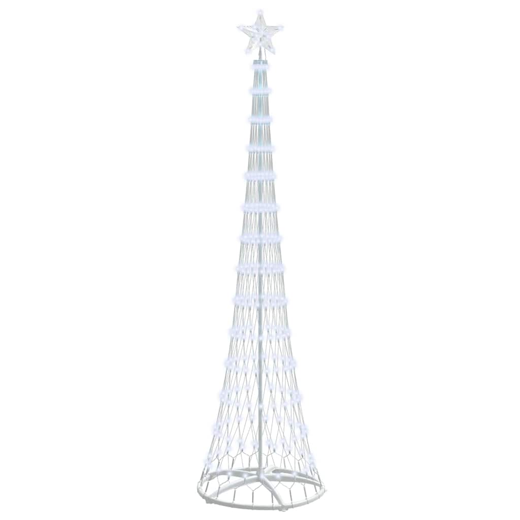 LED Julgran Kallvit 250 cm Metall
