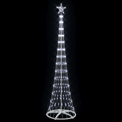 LED Julgran Kallvit 250 cm Metall