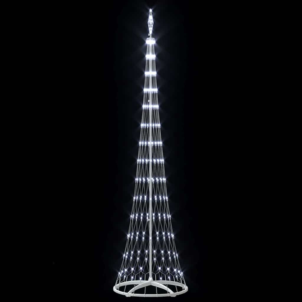 LED Julgran Kallvit 250 cm Metall