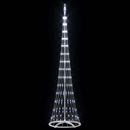 LED Julgran Kallvit 250 cm Metall