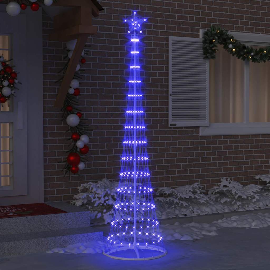 LED Julgran Blå 250 cm Metall