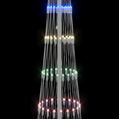 LED Julgran Flerfärgsdesign 250 cm Metall
