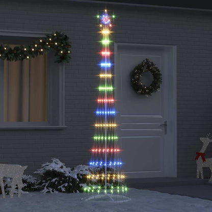 LED Julgran Flerfärgsdesign 250 cm Metall
