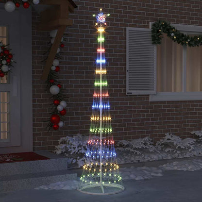 LED Julgran Flerfärgsdesign 250 cm Metall