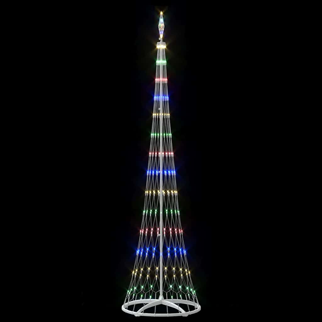 LED Julgran Flerfärgsdesign 250 cm Metall
