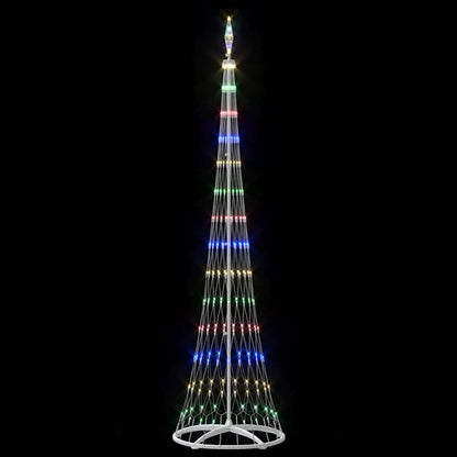 LED Julgran Flerfärgsdesign 250 cm Metall