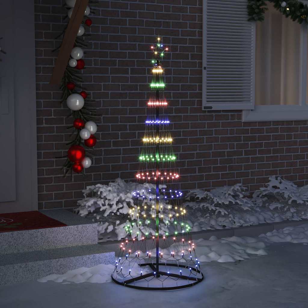 LED Julgran Flerfärgsdesign 184,5 cm Metall