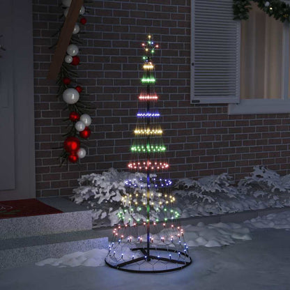 LED Julgran Flerfärgsdesign 184,5 cm Metall