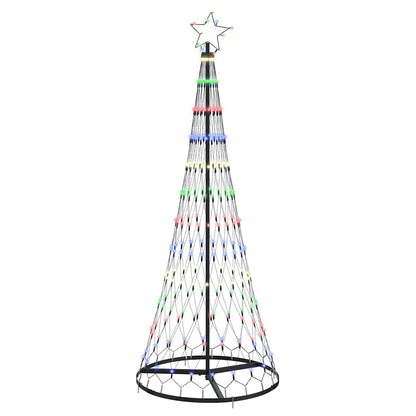 LED Julgran Flerfärgsdesign 184,5 cm Metall