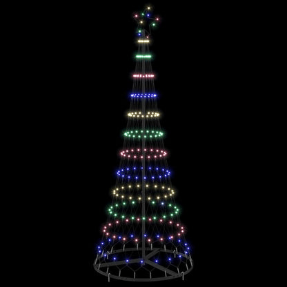 LED Julgran Flerfärgsdesign 184,5 cm Metall