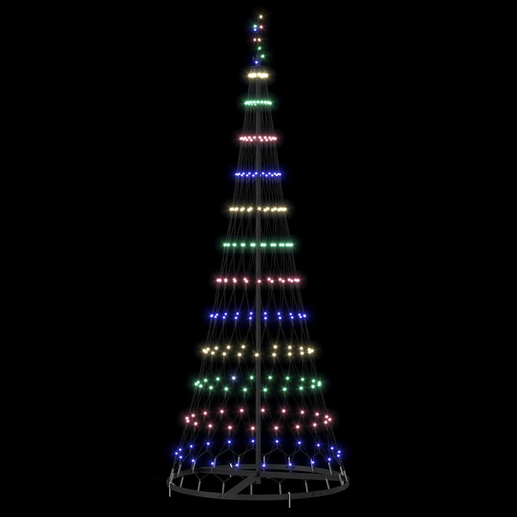 LED Julgran Flerfärgsdesign 184,5 cm Metall