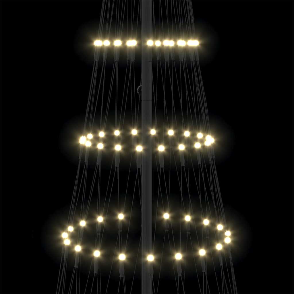 LED Julgran Varmvit 250 cm Metall
