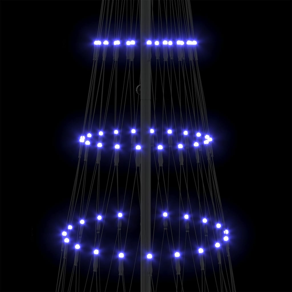 LED Julgran Blå 250 cm Metall