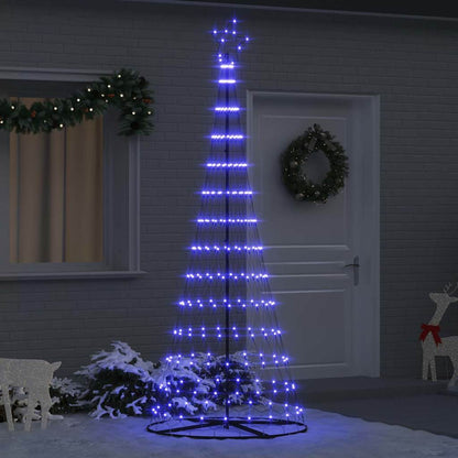 LED Julgran Blå 250 cm Metall