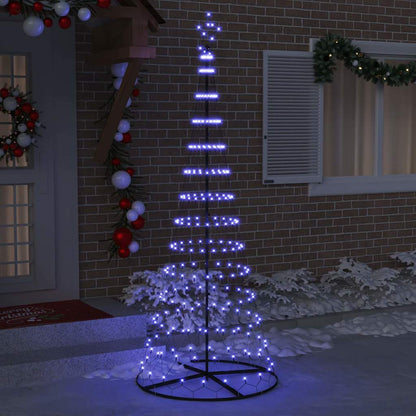 LED Julgran Blå 250 cm Metall