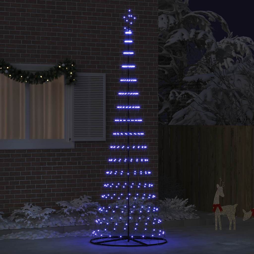 LED Julgran Blå 302,5 cm Metall