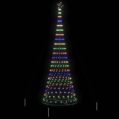 LED Julgran Flerfärgsdesign 399 cm Metall