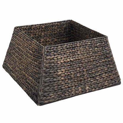 Julträdskrage Fyrkantig Svart 50 x 50 x 25 cm Vattenhyacint