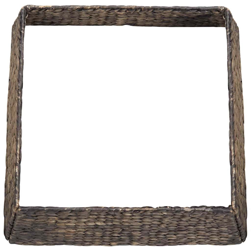 Julträdskrage Fyrkantig Svart 50 x 50 x 25 cm Vattenhyacint