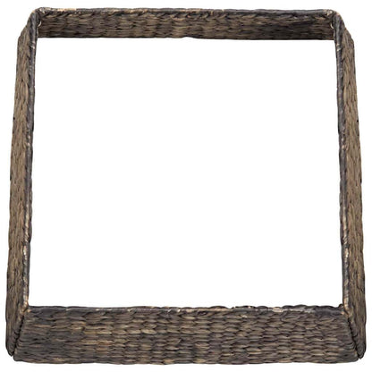 Julträdskrage Fyrkantig Svart 50 x 50 x 25 cm Vattenhyacint