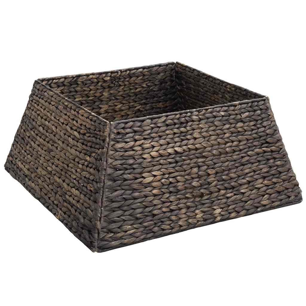 Julträdskrage Fyrkantig Svart 60 x 60 x 28 cm Vattenhyacint