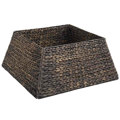 Julträdskrage Fyrkantig Svart 60 x 60 x 28 cm Vattenhyacint