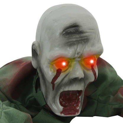 Halloweendekoration zombie SPOOKA Grön 110 x 50 x 21 cm