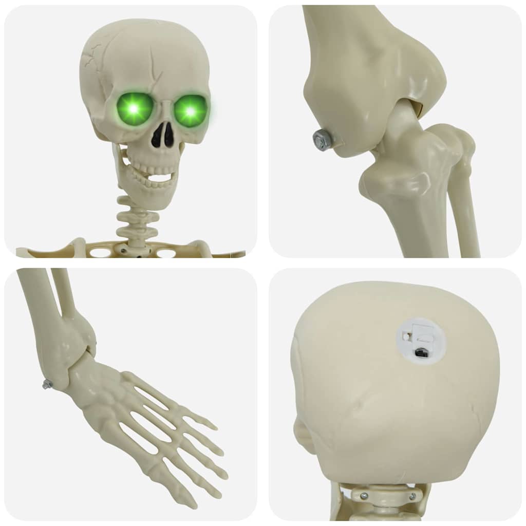 Halloween Skelett Vit 155 x 38,5 cm Polypropylen