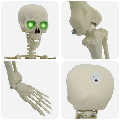 Halloween Skelett Vit 155 x 38,5 cm Polypropylen