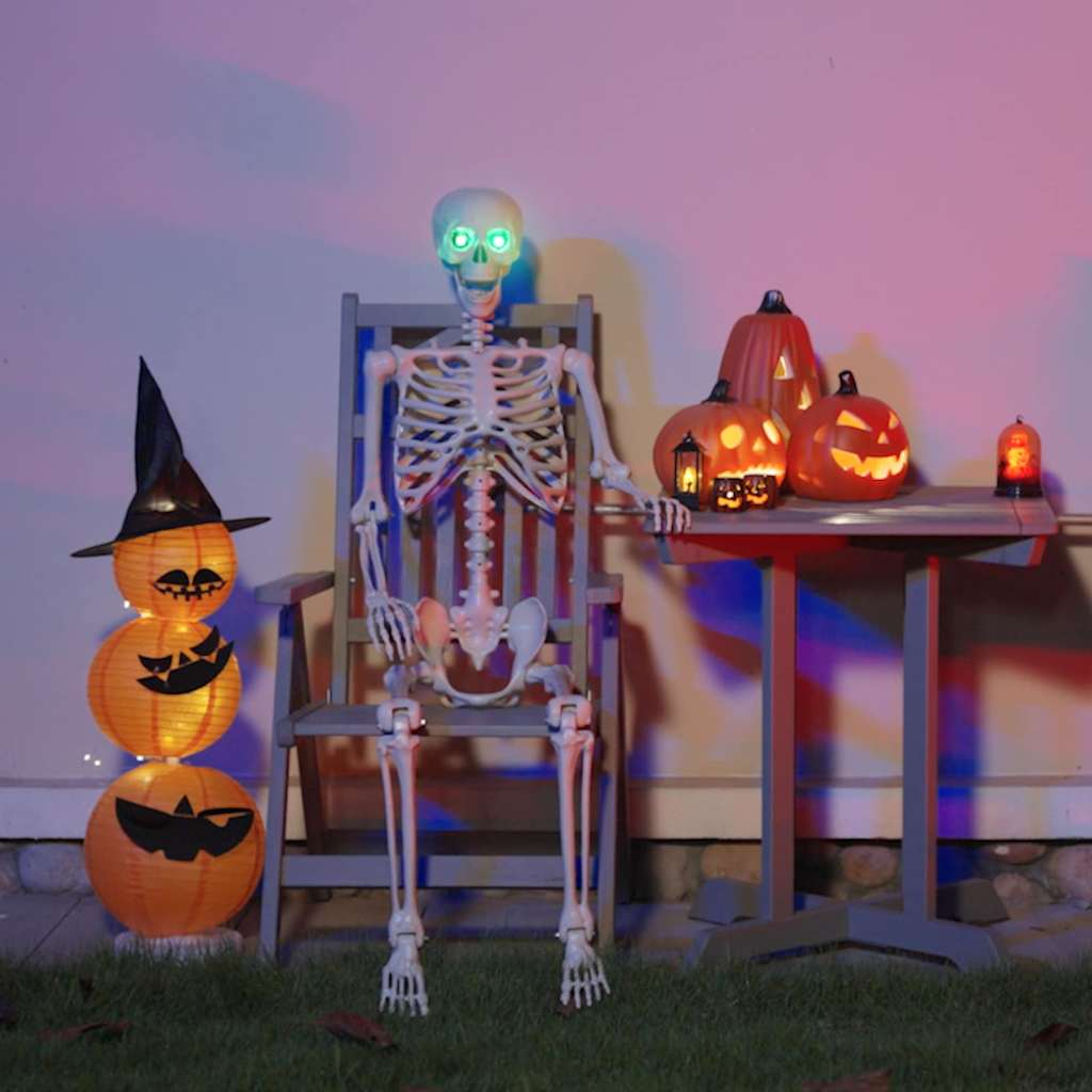 Halloween Skelett Vit 155 x 38,5 cm Polypropylen
