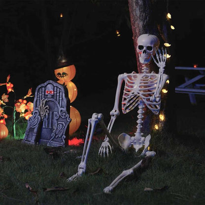 Halloween skelett 2 st Vit 85 cm PVC