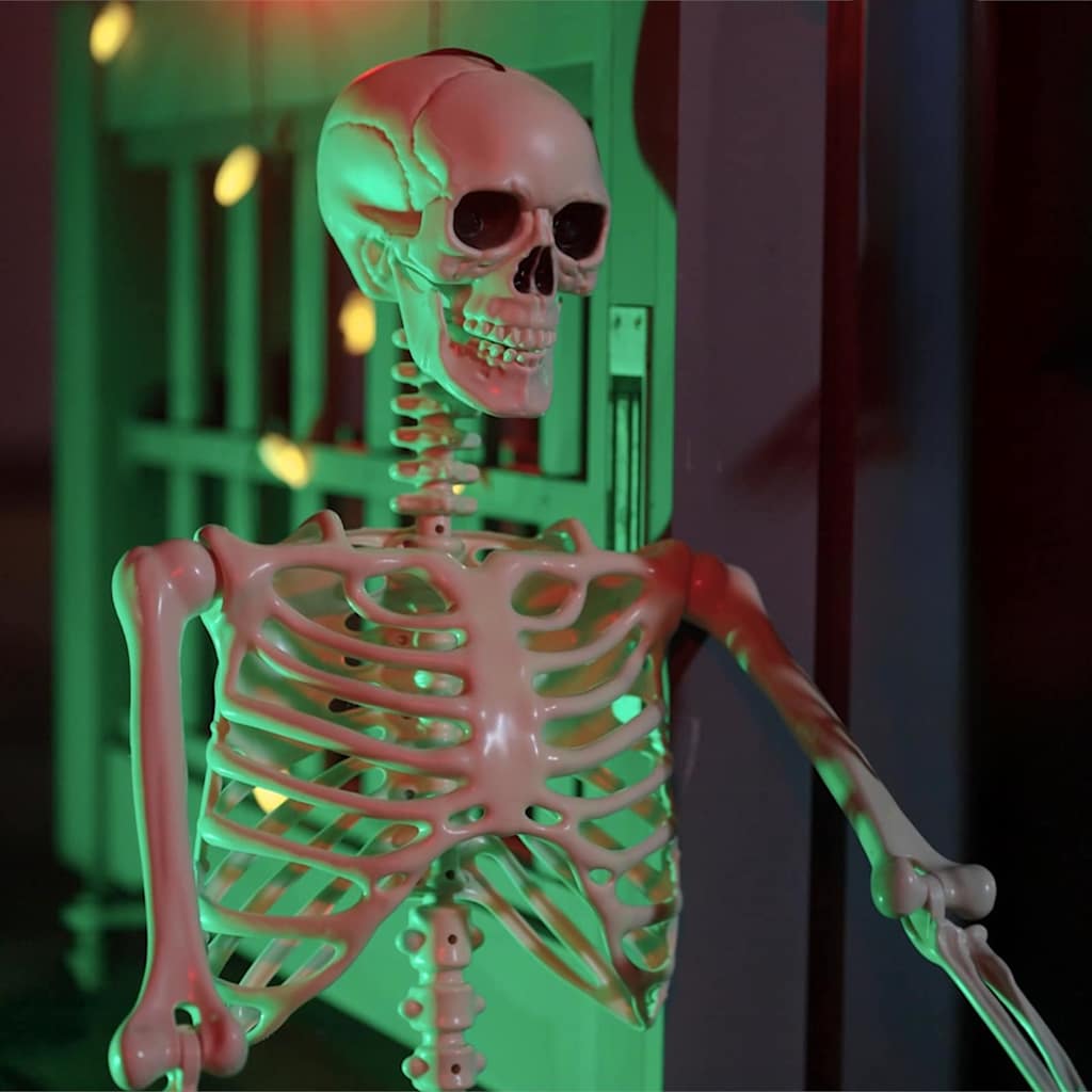 Halloween skelett 2 st Vit 85 cm PVC