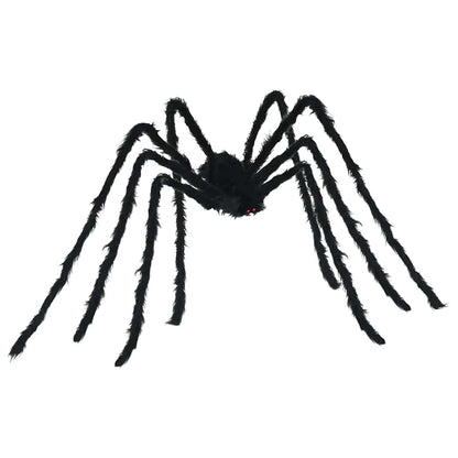 Halloween Spindel Dekoration 3 st Svart 200 cm