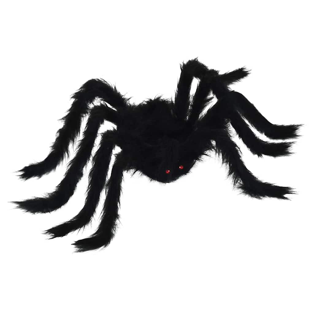 Halloween Spindel Dekoration 6 st Svart 75 cm