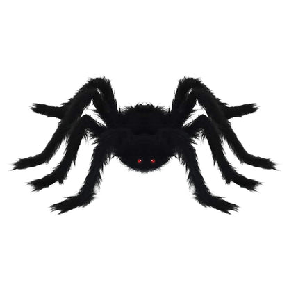 Halloween Spindel Dekoration 6 st Svart 75 cm