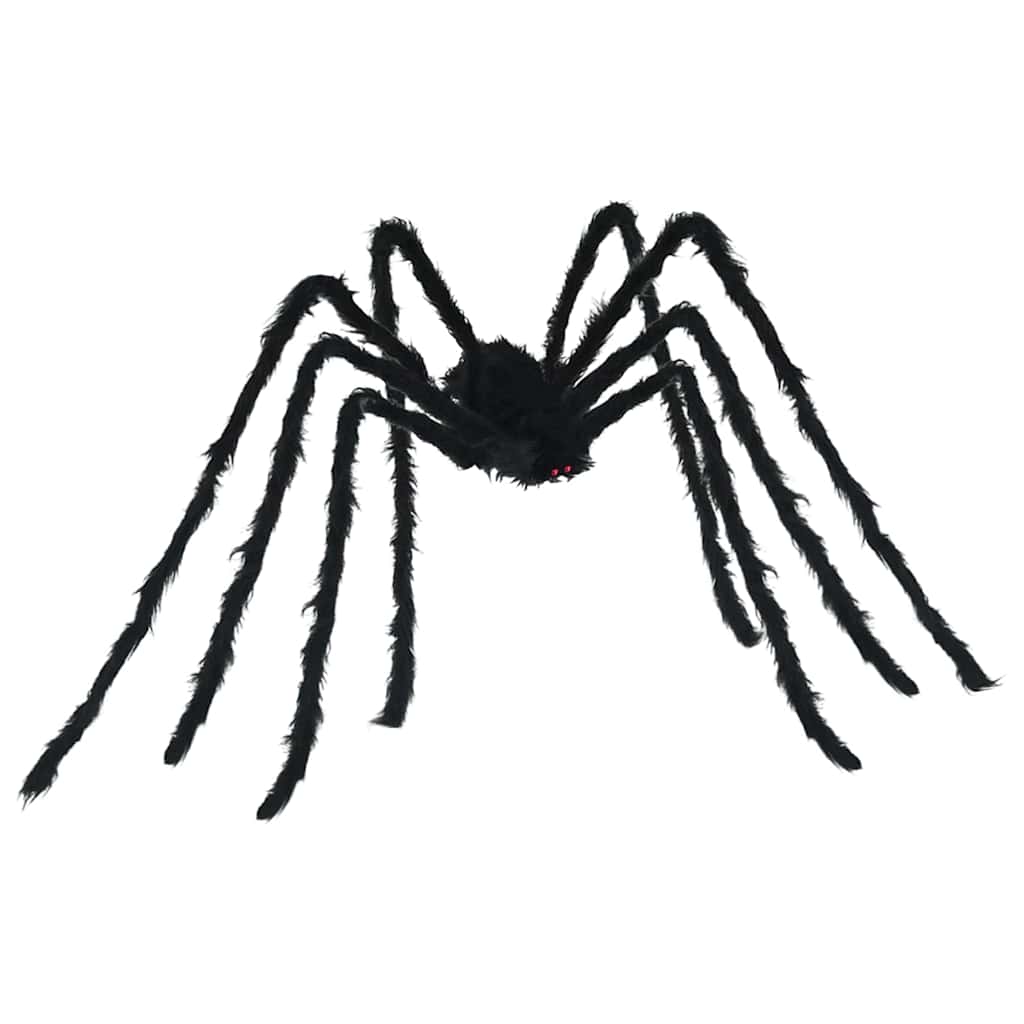 Halloween-spindel dekoration med nät 2 st Svart och vit 200 cm