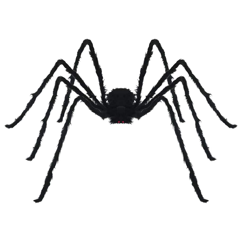 Halloween-spindel dekoration med nät 2 st Svart och vit 200 cm