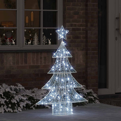 Julgran 100 LED-lampor Kallvit 120 cm Akryl